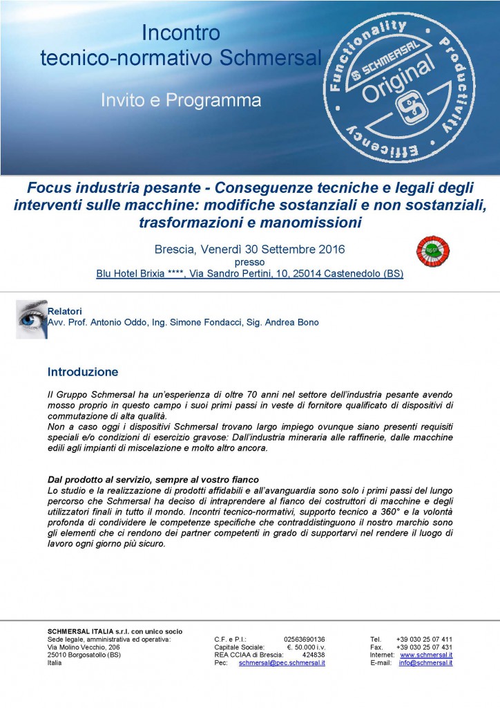Incontro tecnico-normativo Schmersal Brescia_30092016_Pagina_1